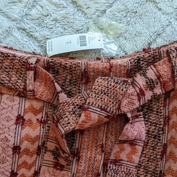 Anthropologie Eva Franco NEW Mila Textured High Waist Shorts Women’s 8 Macedonia - Picture 5 of 7